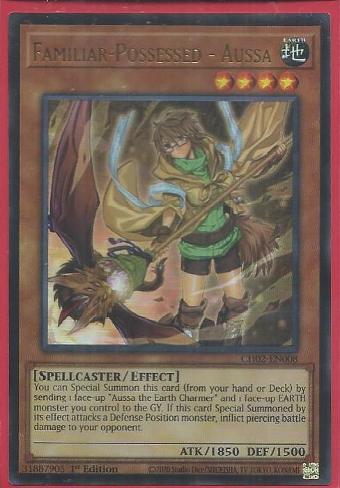 CH02-EN008 Familiar-Possessed – Aussa – Ultra Rare (USA Print)
