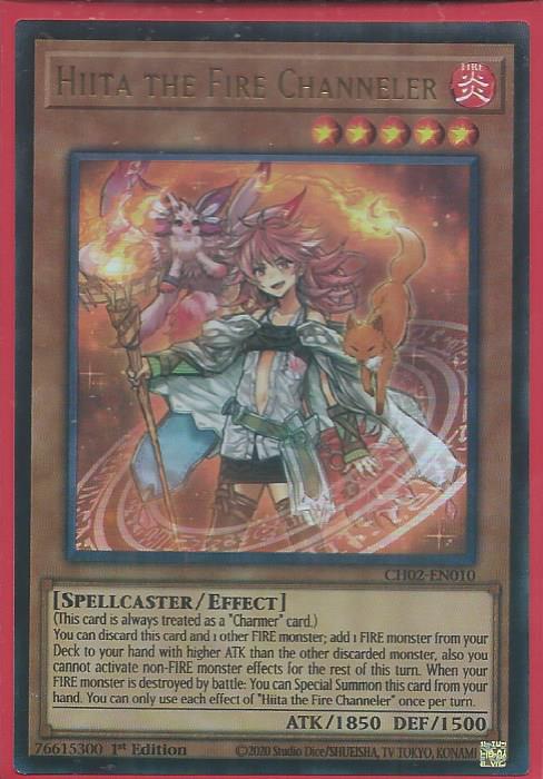 CH02-EN010 Hiita The Fire Channeler – Ultra Rare (USA Print)