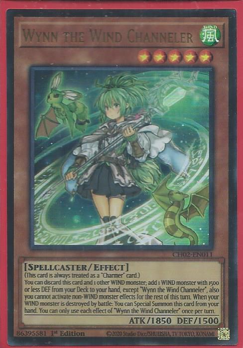 CH02-EN011 Wynn The Wind Channeler – Ultra Rare (USA Print)