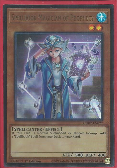 CH02-EN027 Spellbook Magician of Prophecy – Ultra Rare (USA Print)
