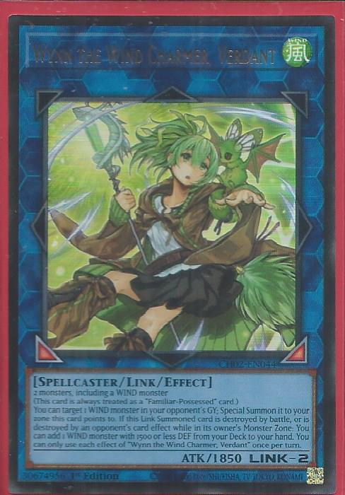 CH02-EN044 Wynn The Wind Charmer, Verdant – Ultra Rare (USA Print)