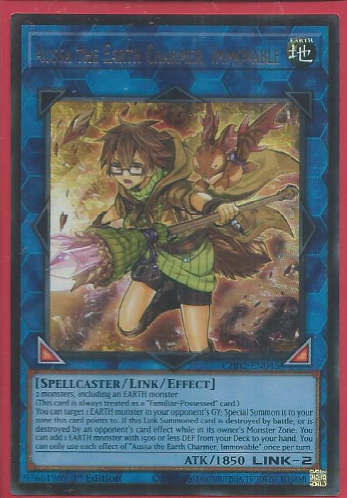 CH02-EN045 Aussa the Earth Charmer, Immovable – Ultra Rare (USA Print)