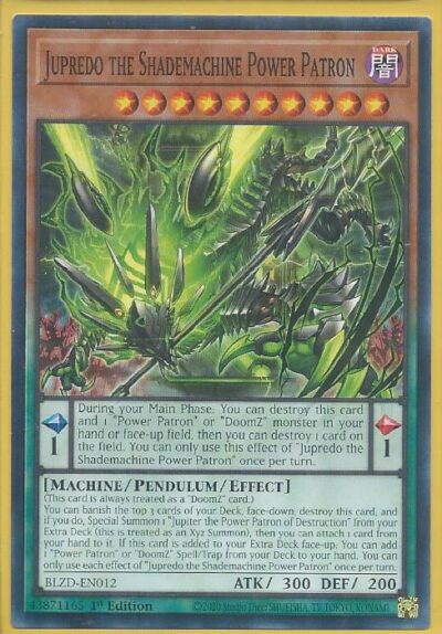 BLZD-EN012 Jupredo the Shademachine Power Patron – Common