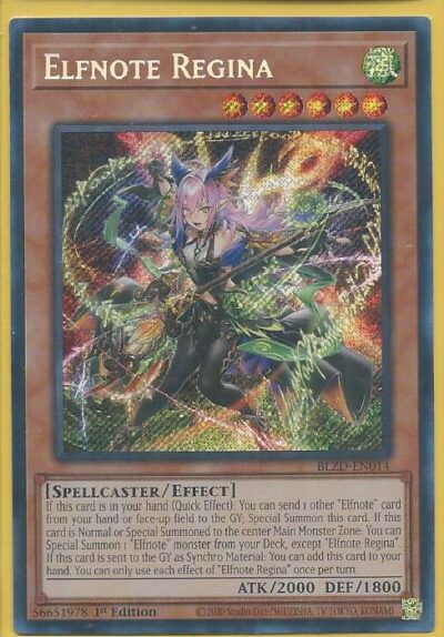 BLZD-EN014 Elfnote Regina – Secret Rare