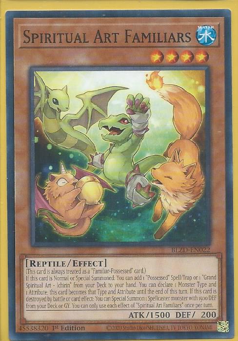 BLZD-EN022 Spiritual Art Familiars – Common
