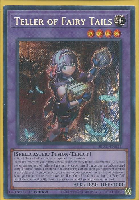 BLZD-EN034 Telller of Fairy Tails – Secret Rare
