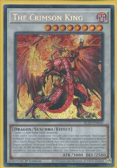 BLZD-EN036 The Crimson King – Secret Rare