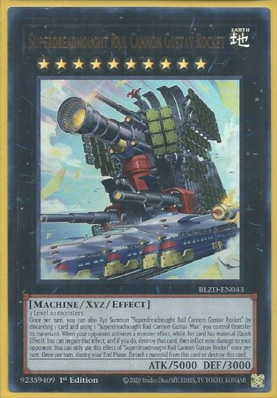 BLZD-EN043 Superdreadnought Rail Cannon Gustav Rocket – Ultra Rare