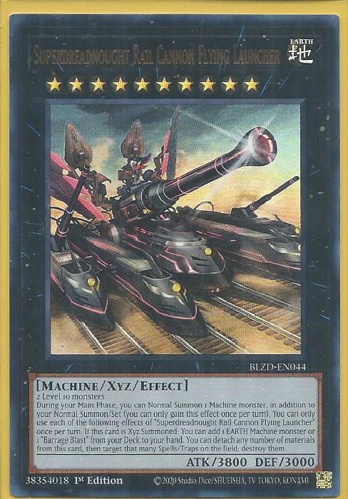 BLZD-EN044 Superdreadnought Rail Cannon Flying Launcher – Ultra Rare