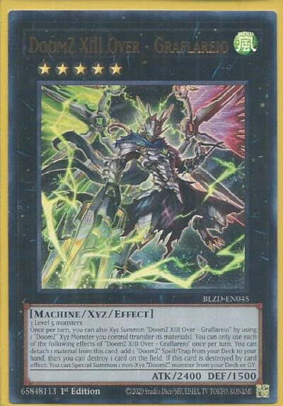 BLZD-EN045 DoomZ XIII Over – Graflareio – Ultra Rare