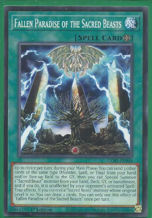 phx CORI-EN048 Fallen Paradise of the Sacred Beasts – Common USA Print |