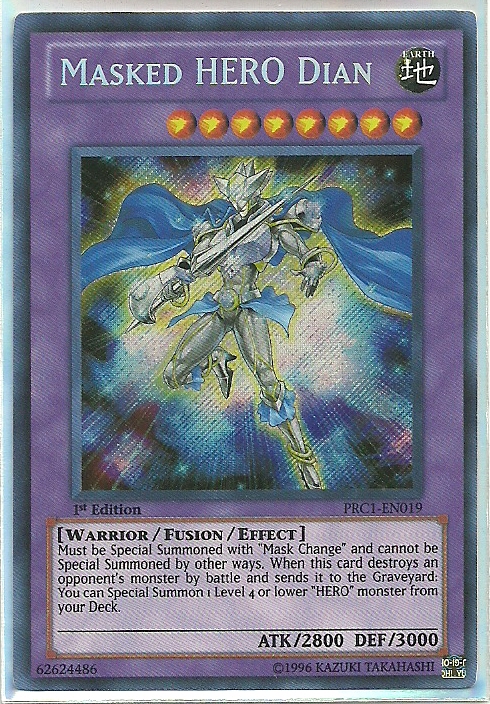 PRC1-EN019 Masked HERO Dian – Secret Rare
