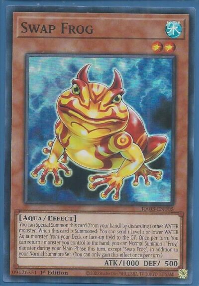 RA03-EN005 Swap Frog – Super Rare