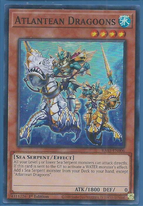 RA03-EN006 Atlantean Dragoons – Super Rare