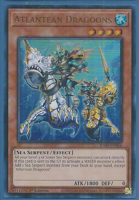RA03-EN006U Atlantean Dragoons – Ultra Rare