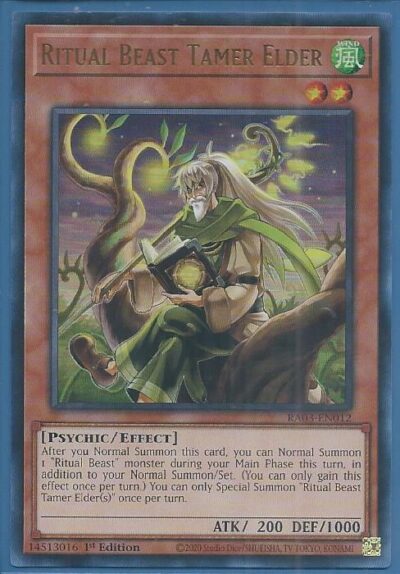RA03-EN012U Ritual Beast Tamer Elder – Ultra Rare