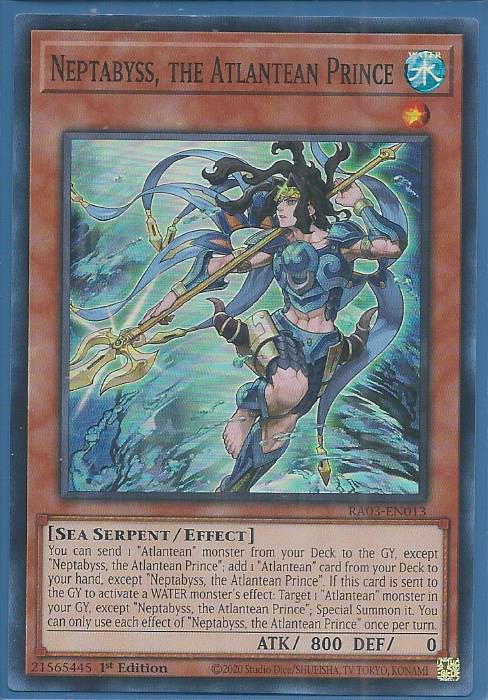 RA03-EN013 Neptabyss, the Atlantean Prince – Super Rare