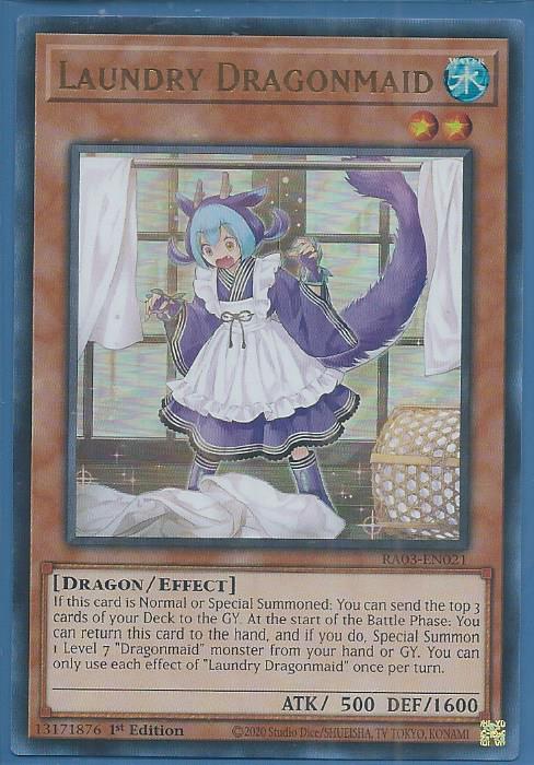 RA03-EN021U Laundry Dragonmaid – Ultra Rare