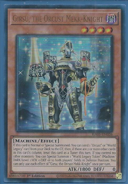 RA03-EN026U Girsu, the Orcrust Mekk-Knight – Ultra Rare