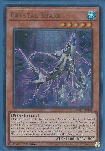 RA03-EN031U Crystal Shark – Ultra Rare