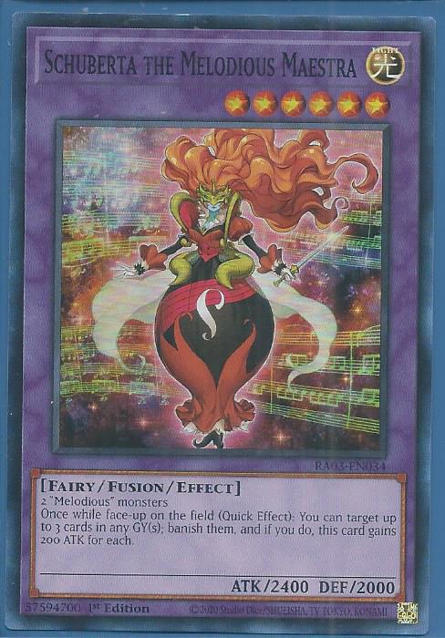 RA03-EN034 Schuberta the Melodious Maestra – Super Rare