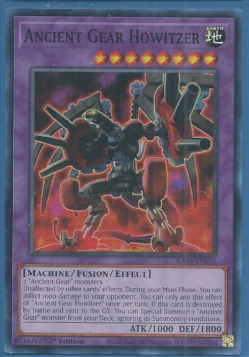 RA03-EN035 Ancient Gear Howitzer – Super Rare