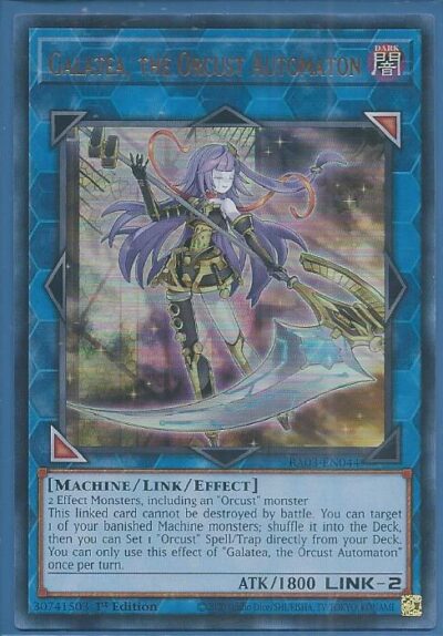 RA03-EN044U Galatea, the Orcust Automaton – Ultra Rare