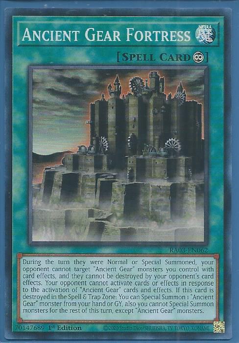 RA03-EN062 Ancient Gear Fortress – Super Rare