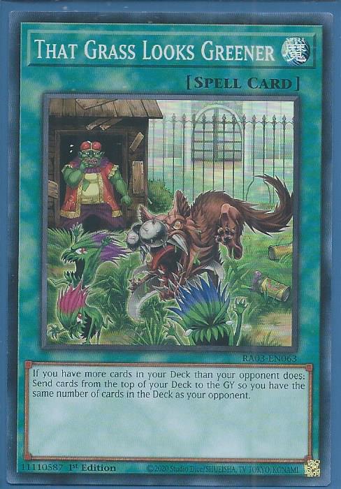RA03-EN063 That Grass Looks Greener – Super Rare