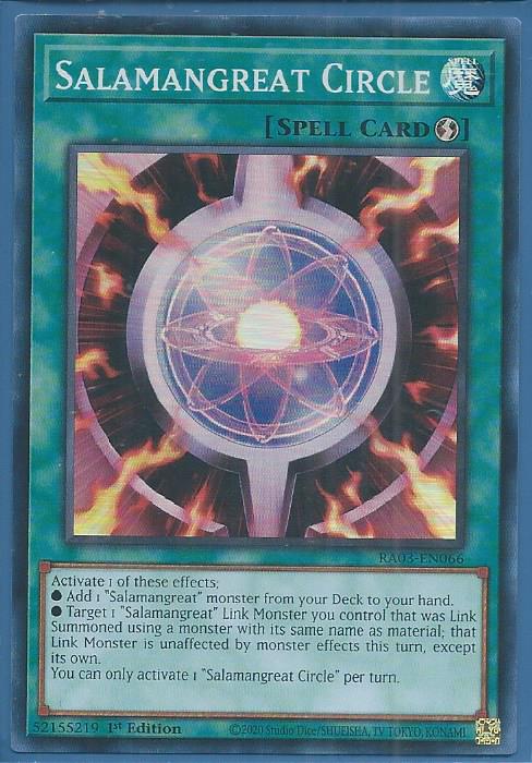 RA03-EN066 Salamangreat Circle – Super Rare