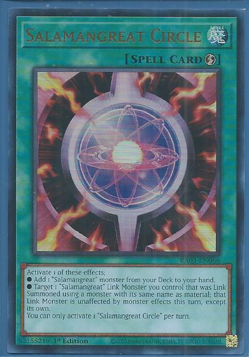 RA03-EN066U Salamangreat Circle – Ultra Rare