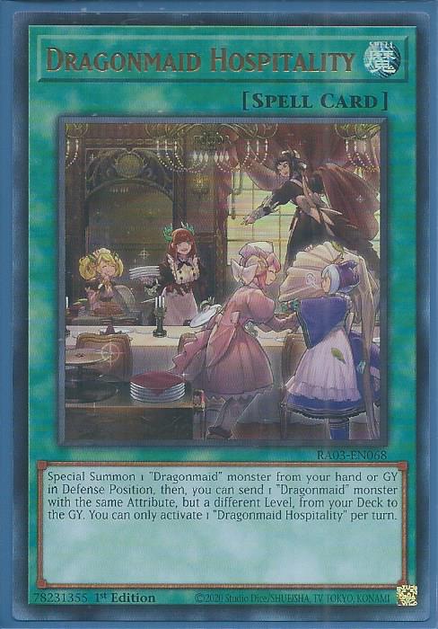 RA03-EN068U Dragonmaid Hospitality – Ultra Rare