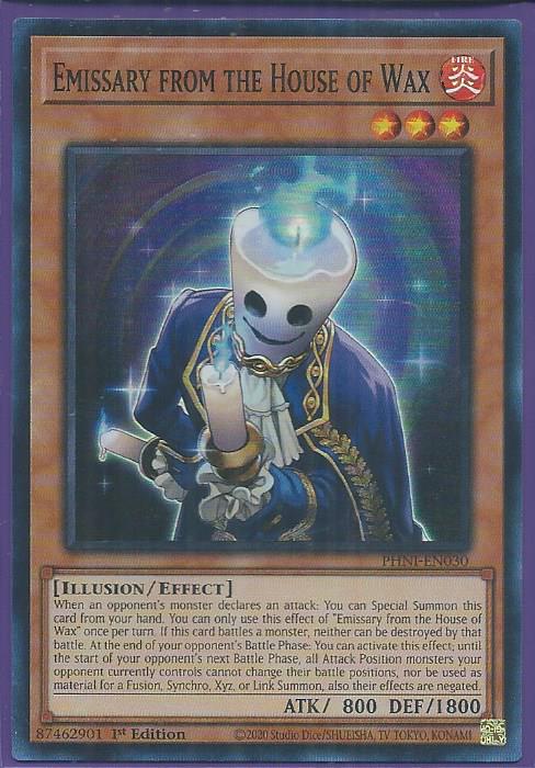 PHNI-EN030 Emissary from the House of Wax – Super Rare