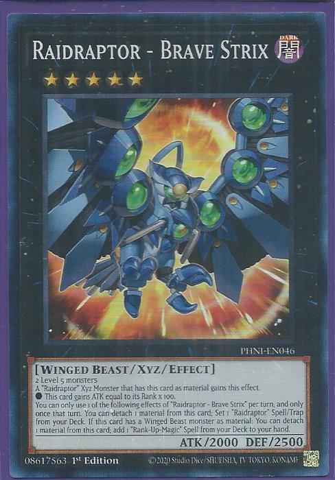 PHNI-EN046 Raidraptor – Brave Strix – Super Rare