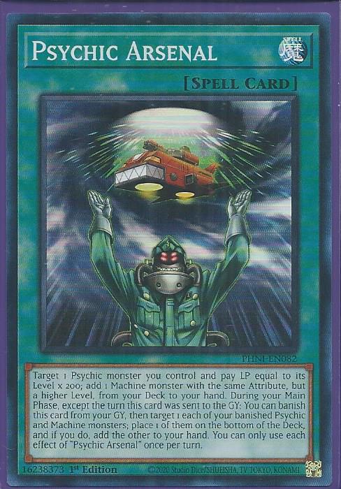 PHNI-EN082 Psychic Arsenal – Super Rare