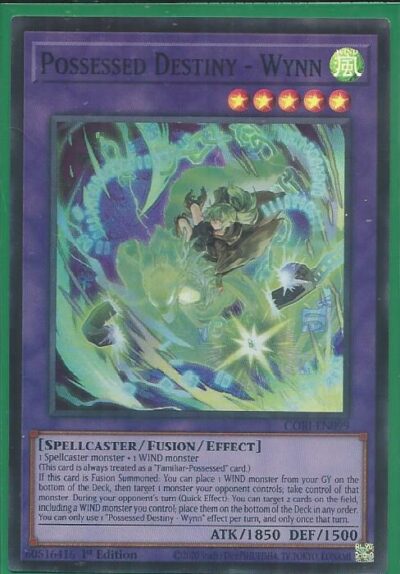 phx CORI-EN099 Possessed Destiny – Wynn – Super Rare (USA Print)