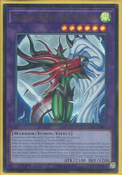 phx MAMO-EN005 Favorite HERO Flame Wingman - Ultra Rare (USA Print)