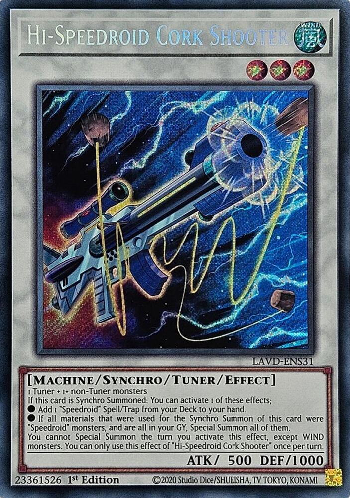 LAVD-ENS31 Hi-Speedroid Cork Shooter - Secret Rare